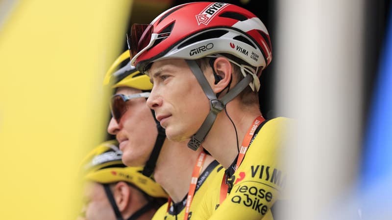 Jonas Vingegaard avec l equipe Visma Lase a Bike sur le Criterium du Dauphine 2025 2102469