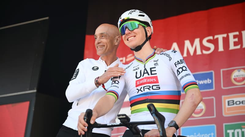 Mauro Gianetti et Tadej Pogacar le 20 avril 2025 2103556