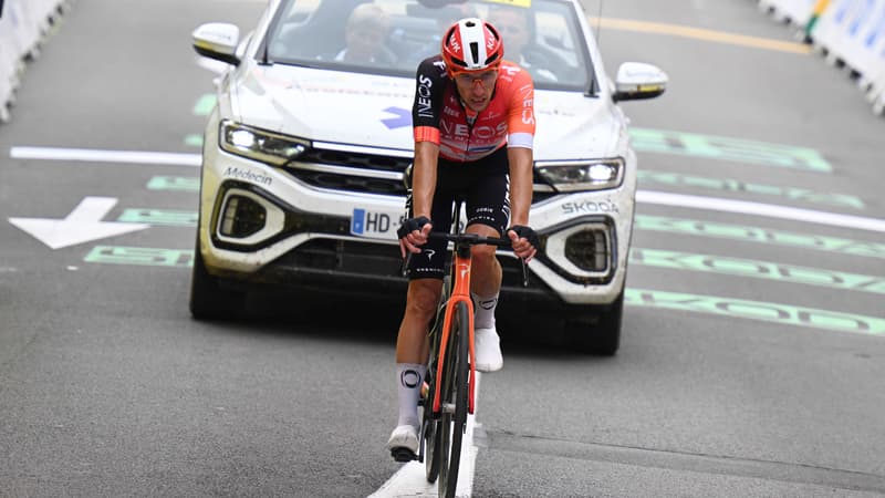 Axel Laurance coureur d Ineos Grenadiers le 6 juillet 2025 sur le Tour de France 2114396