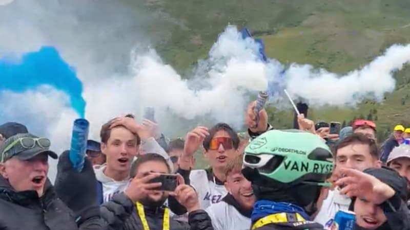 Bastien Tronchon avec son public 2115491