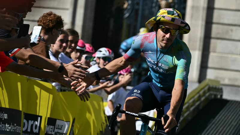 Davide Ballerini lors de la presentation des equipes du Tour de France le 3 juillet 2025 2107698