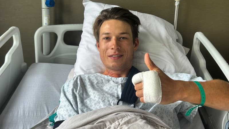Jasper Philipsen a ete opere de la clavicule droite apres son abandon au Tour de France 2025 le 8 juillet 2025 2108765