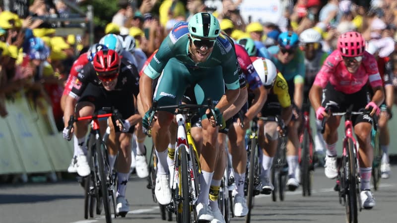 Jonathan Milan lors de la 8e etape du Tour de France le 12 juillet 2025 2110829