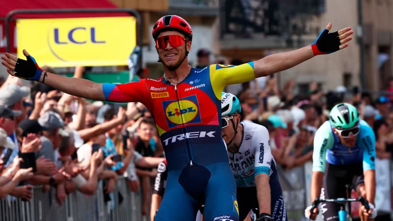 Jonathan Milan vainqueur de la deuxieme etape du Criterium du Dauphine le 09 06 2025 2094400