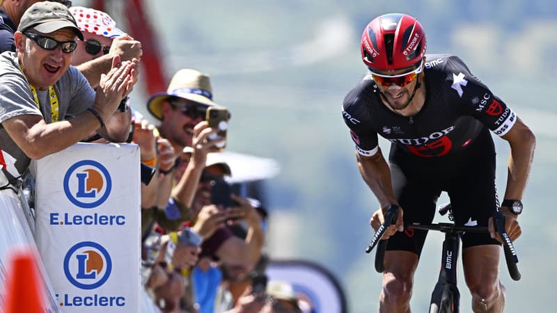 Julian Alaphilippe lors de la 13e etape du Tour de France le 18 juillet 2025 2114532