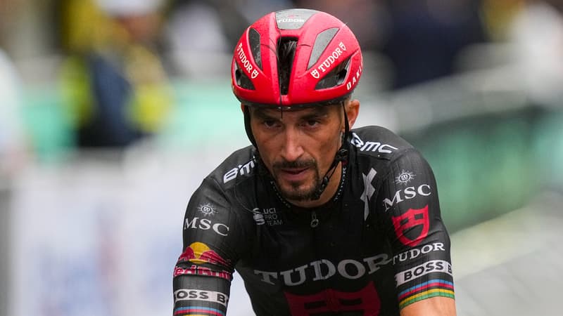 Julian Alaphilippe pendant le Tour de France le 27 juillet 2025 2117850