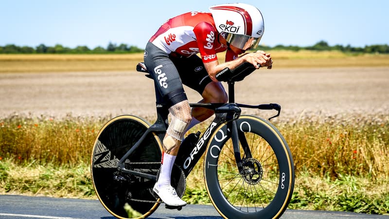 Lennert Van Eetvelt lors de la 5e etape du Tour de France 2025 le 9 juillet 2025 2109779
