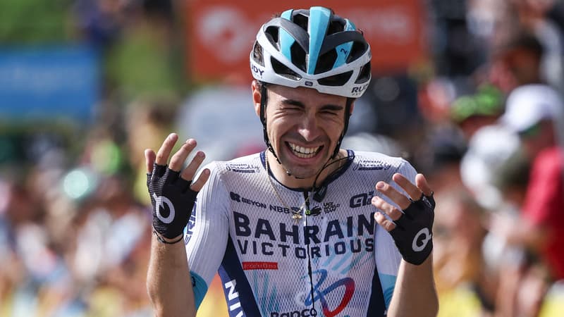 Lenny Martinez vainqueur de la 8e etape du Criterium du Dauphine le 15 juin 2025 2097482