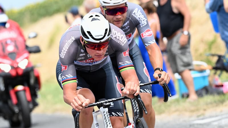 Mathieu van der Poel et Jonas Rikaert le 13 juillet 2025 2111282