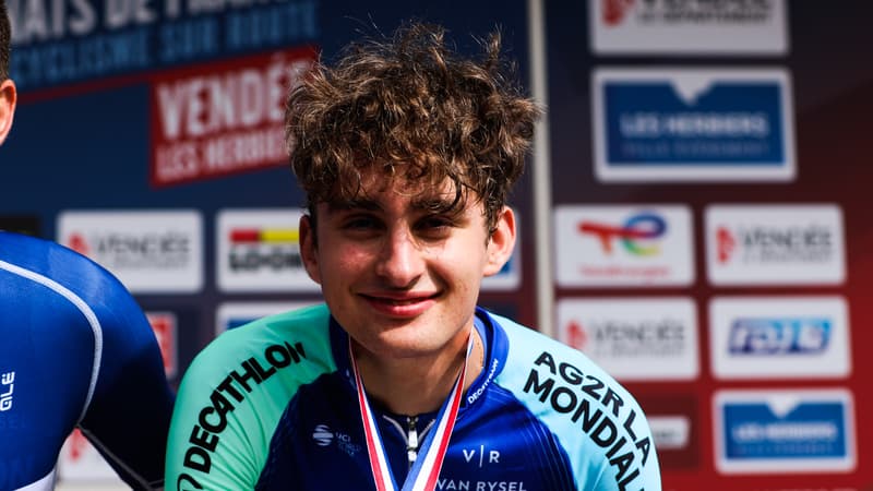 Paul Seixas a l issue de sa troisieme place sur le contre la montre des championnats de France le 26 juin 2025 2105290