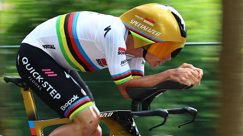 Remco Evenepoel sur un contre la montre le 27 juin 2025 2109122