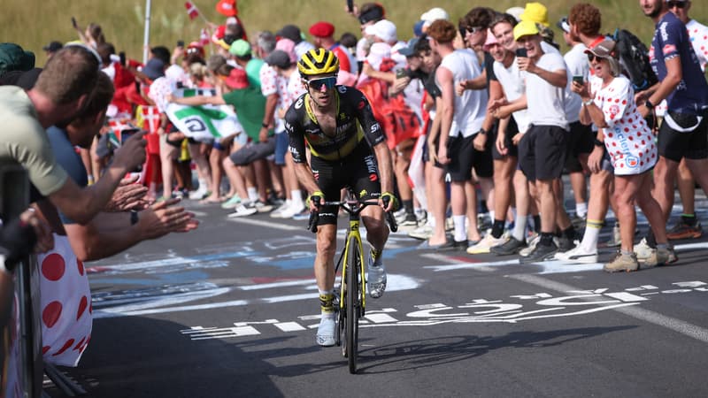 Simon Yates sur la 10e etape du Tour de France le 14 juillet 2025 2111466
