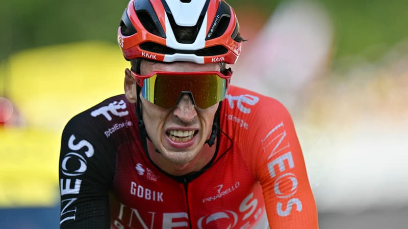 Thymen Arensman sur le Tour de France le 14 juillet 2025 2113554