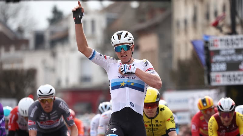 Tim Merlier vainqueur de la premiere etape de Paris Nice le 9 mars 2025 2046688