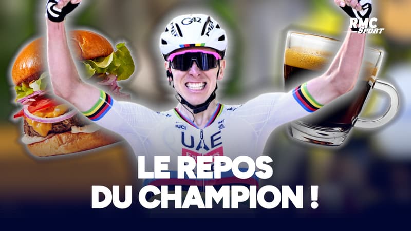 Tour de France Burger coiffeur Pogacar a bien profite de la journee de repos 2111936