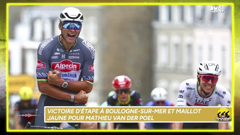 Tour de France E2 Comme dans un reve etape et Mailloy jaune pour Van der Poel 2107916