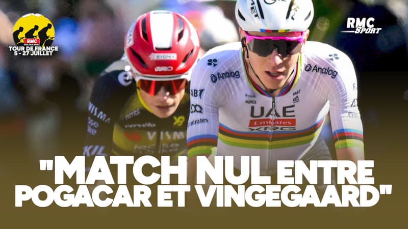 Tour de France E4 Match nul entre Pogacar et Vingegaard pour Jerome Pineau 2109023