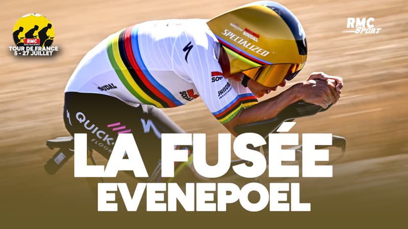 Tour de France E5 La fusee Evenepoel survole le chrono de Caen 2109472