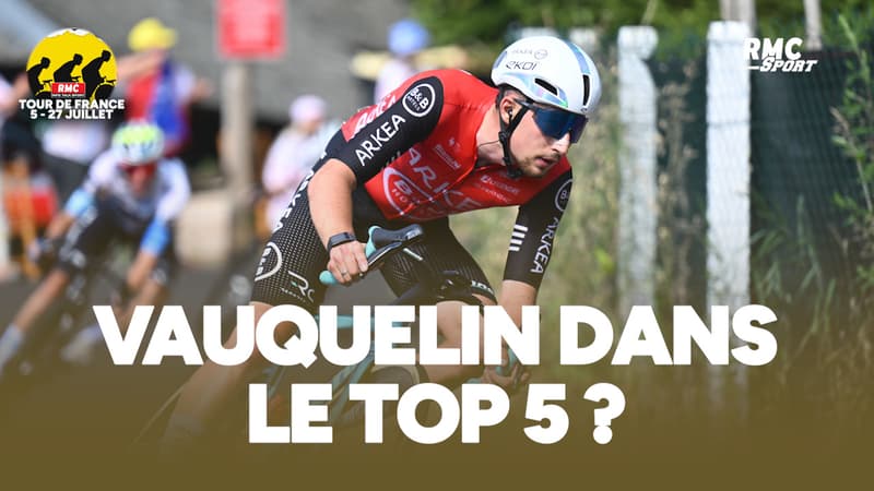 Tour de France Vauquelin dans le Top 5 Il ne va pas faire expres de perdre du temps confirme Hubert 2111978