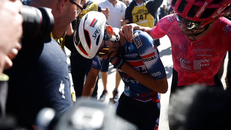 Valentin Paret Peintre apres sa victoire lors de la 16e etape du Tour de France le 22 juillet 2025 2114617