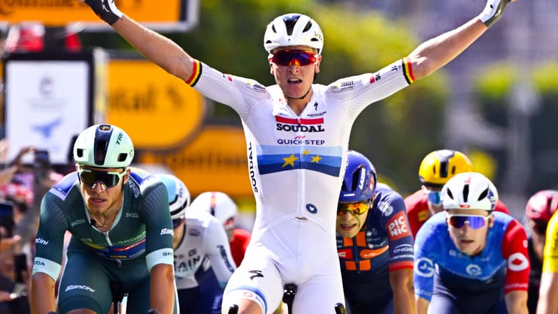 Victoire de Tim Merlier sur la 9e etape du Tour de France 2025 2111061