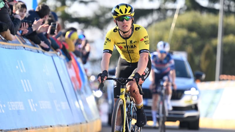 Axel Zingle Visma Lease a bike lors de la Faun Drome Classic le 2 mars 2025 2126348
