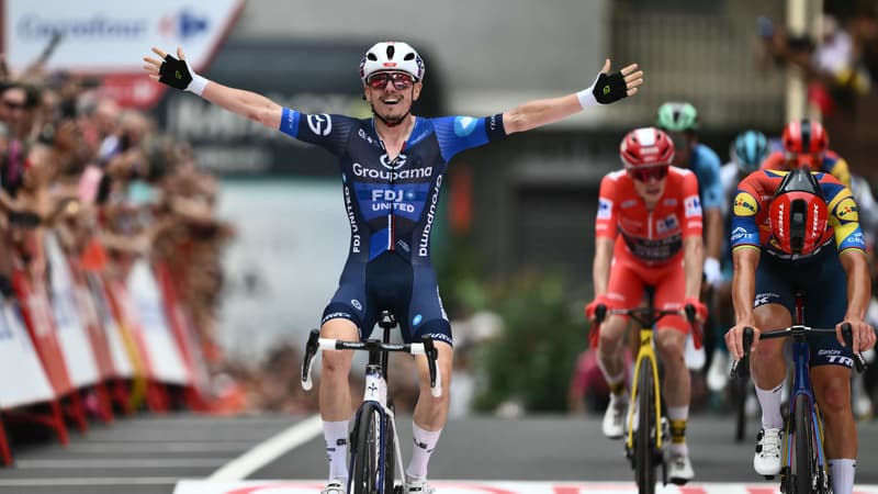 David Gaudu lors de sa victoire sur la 3e etape du Tour d Espagne le 25 aout 2025 2126802