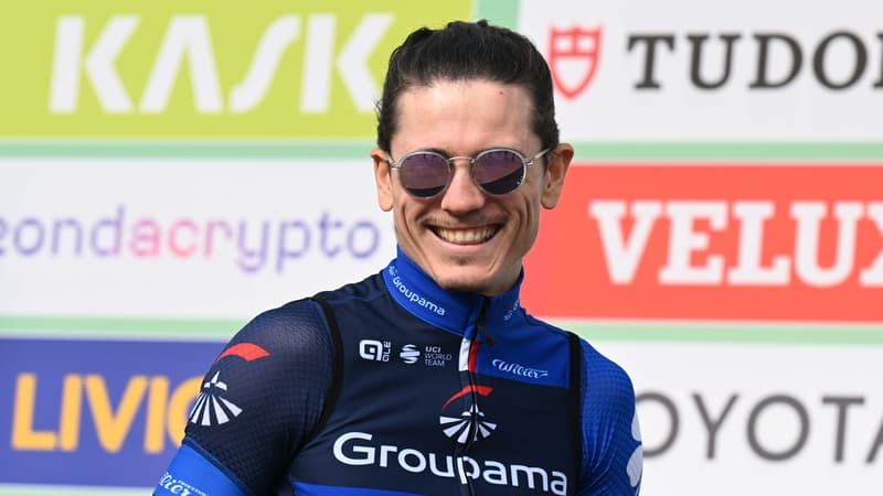David Gaudu tout sourire avec des lunettes de soleil en octobre 2024 2047425