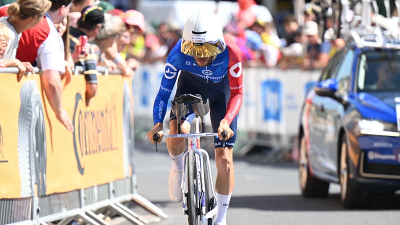 Guillaume Martin Guyonnet sur le contre la montre de Caen le 9 juillet 2025 2113123