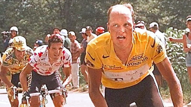 Le Danois Bjarne Riis lors du Tour de France 1997 2121319