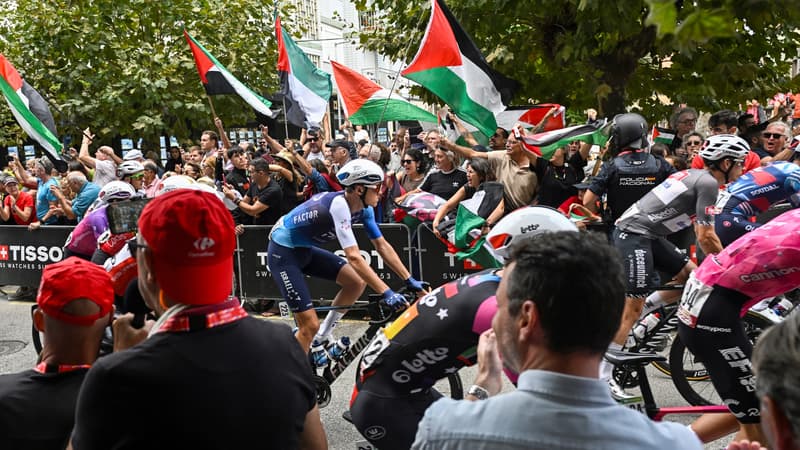 Des militants pro Palestine sur la 12e etape de la Vuelta le 4 septembre 2025 2136744 1