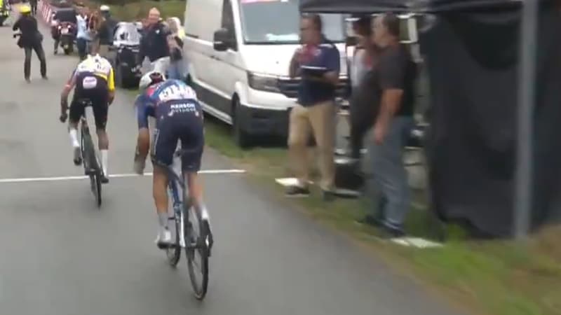 Egan Bernal remporte la 16e etape de la Vuelta raccourcie a cause de manifestations le 3 septembre 2025 2134834