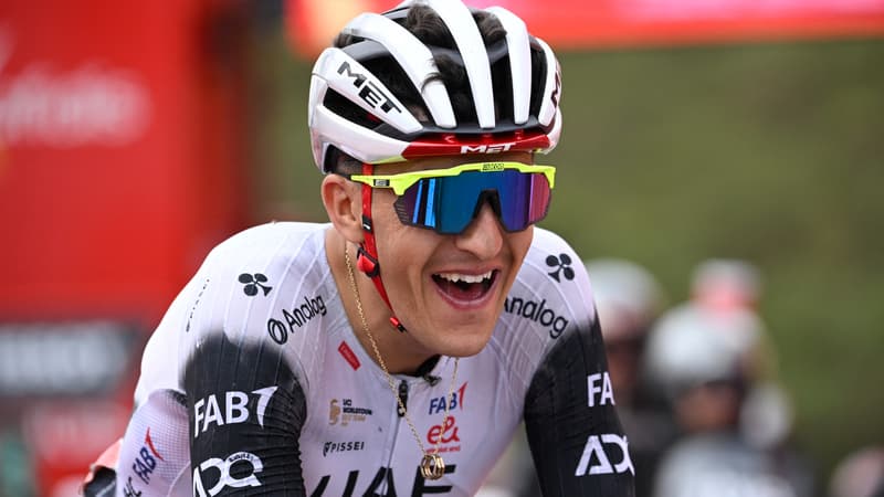 Le coureur espagnol UAE Marc Soler vainqueur de la 14e etape de la Vuelta 6 septembre 2025 2133314