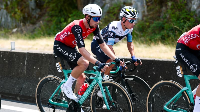 Kevin Vauquelin lors de la 10e etape du Tour de France le 14 juillet 2025 2148891