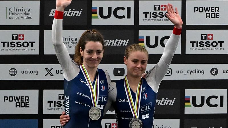 Marion Borras et Victoire Berteau medaillees d argent sur l americaine aux Mondiaux de cyclisme sur piste 25 octobre 2025 2161396