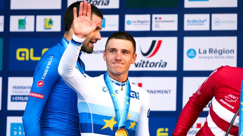 Remco Evenepoel aux Championnats d Europe de cyclisme le 1er octobre 2025 2147599