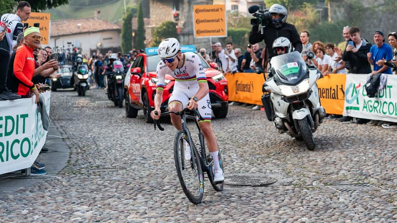 Tadej Pogacar sur le Tour de Lombardie le 11 octobre 2025 2155370