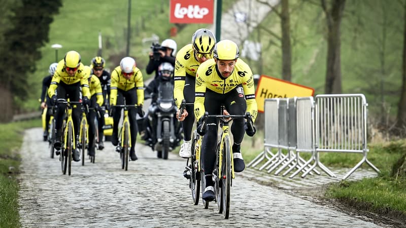 Victor Campenaerts reconnait le parcours de l Omloop Het Nieuwsblad le 28 fevrier 2025 2153842