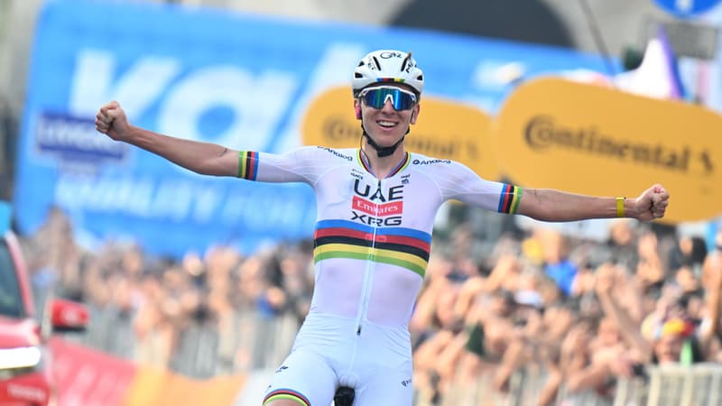 Tadej Pogacar lors de sa victoire sur le Tour de Lombardie le 11 octobre 2025 2186004