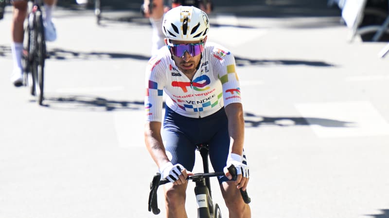 Le Francais de la TotalEnergies Jordan Jegat lors de la quatrieme etape du Tour de France le 8 juillet 2025 2111863