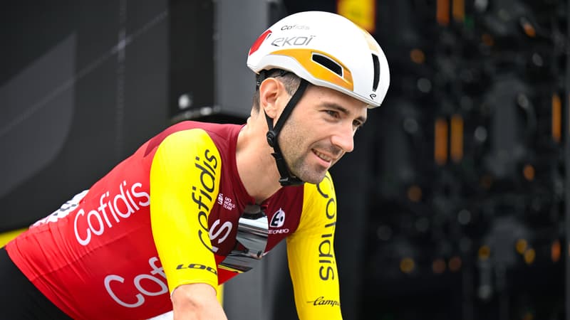 Benjamin Thomas le coureur de l equipe Cofidis pendant la 3e etape du Tour de France le 7 juillet 2025 2108378