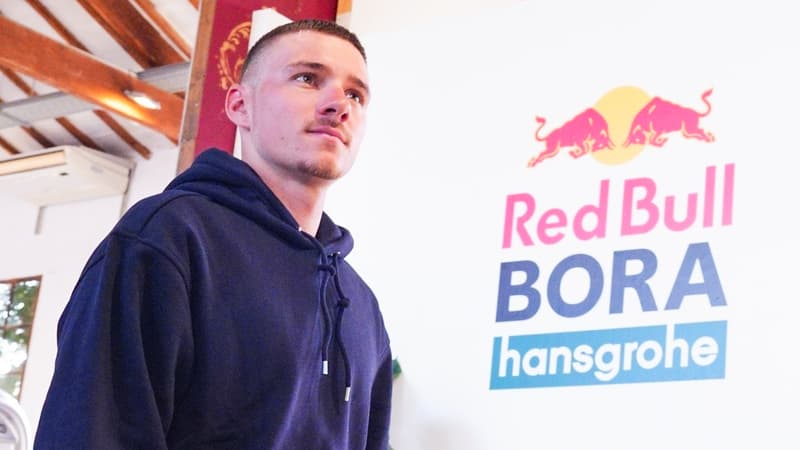 Remco Evenepoel lors de la conference de presse de presentation chez Red Bull Bora Hansgrohe le 10 decembre 2025 2209256