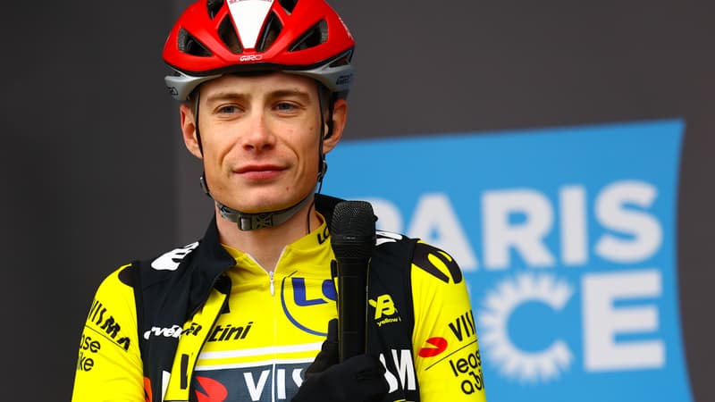 Le cycliste Jonas Vingegaard sur Paris Nice en mars 2025 2240722