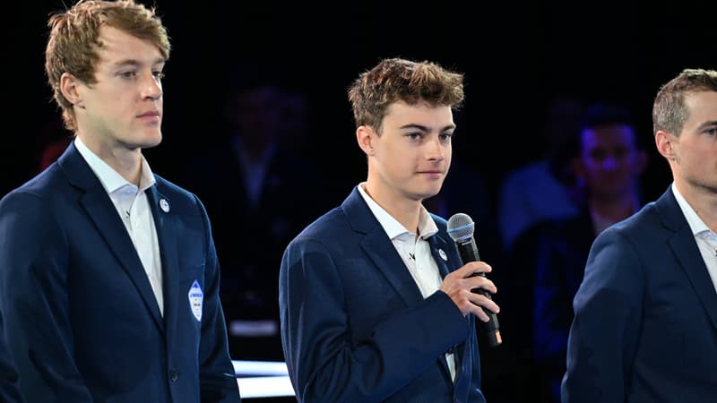 Matthew Riccitello lors de la presentation de Decathlon CMA CGM en decembre 2025 2235962