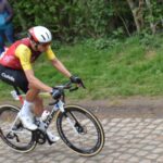 Alexis Renard (Cofidis), dossard 125, lors de Paris-Roubaix 2025