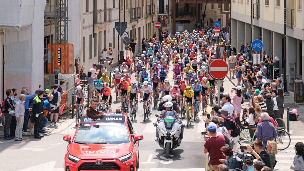 Giro en course