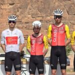 Des coureurs de l'équipe Cofidis lors de la 3e étape de l'AlUla Tour, le 29 janvier 2026