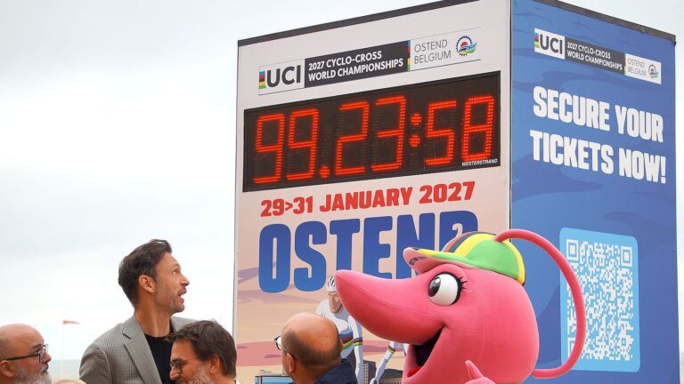 Compte à rebours de 100 jours lancé à Ostende le 21 octobre 2026 avant les Mondiaux de cyclo-cross 2027