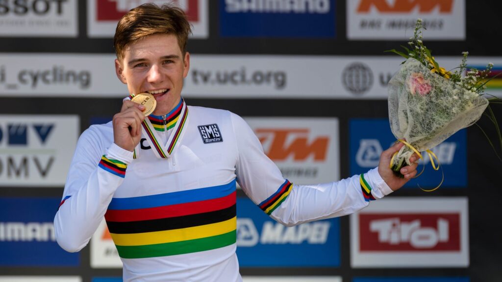 Remco Evenepoel en course