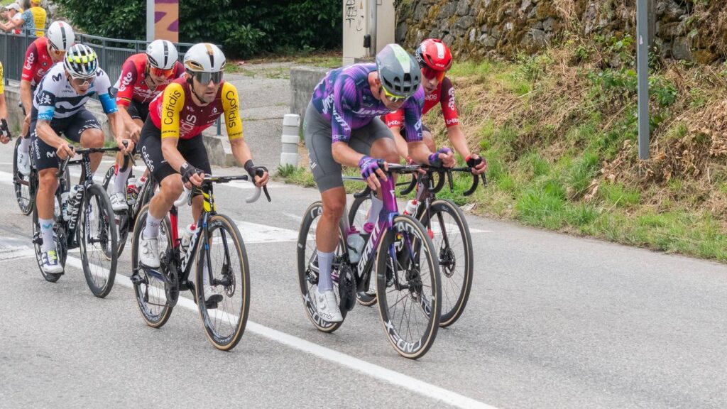 Tour de France en course